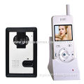 Wireless Video Intercom System, Wireless Video Door Phone, 2.4-inch TFT Monitor, Built-in Battery